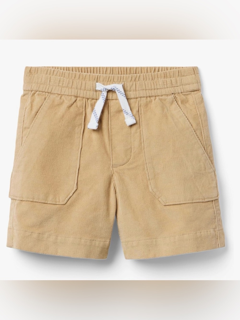 Janie and Jack Corduroy Pull-On Shorts in Khaki